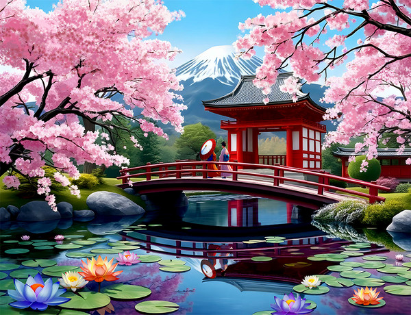 1000pc - Haru In Japan